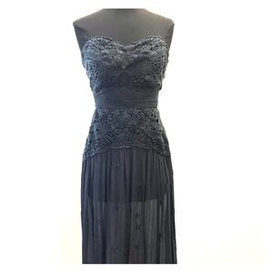 Free People Strapless Maxi Dress S